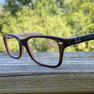 Ray-ban glasses frames RB1531 48[]16 130 pink dark brown teen or small woman